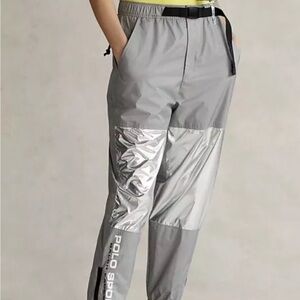 Polo by Ralph Lauren Silver and Black Joggers